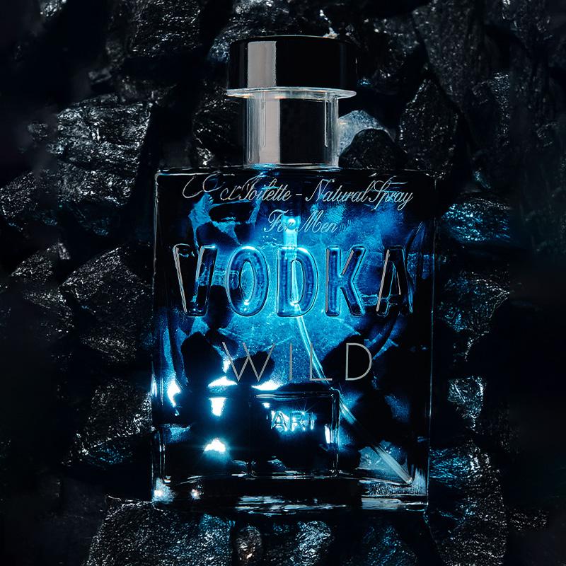 Paris Elysees Vodka Wild Masculine Collection Парфюм Создано во Франции Туалетная вода Натуральный спрей Парфюм для мужчин 100 мл (3,3 жидких унции.)