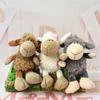 Adorable Wool Plush McDull Sheep Doll with Flower - Children's Soft Toy