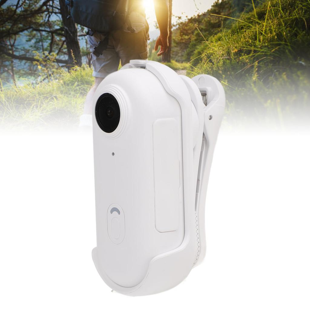 Pet Collar Camera 1080P HD Wireless Wide Angle Magnetic Wrable Video Recorder Small Action Camera with Back Clip for Outdoor Sports
