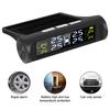 Солнечный TPMS Универсальный монитор температуры шин Система автосигнализации Система контроля давления в шинах автомобиля Цифровой ЖК-дисплей