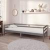 VidaXL Daybed with Mattress 90x200 Cm Grey Solid Pine Wood 3083556