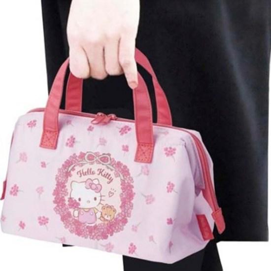 Sanrio Small Cooling Tote Bag Hello Kitty Flower KGA1, a Popular Character In Korea
