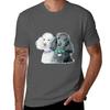 Two Poodles Tshirt Plus Size Workout Short Sleeve Top