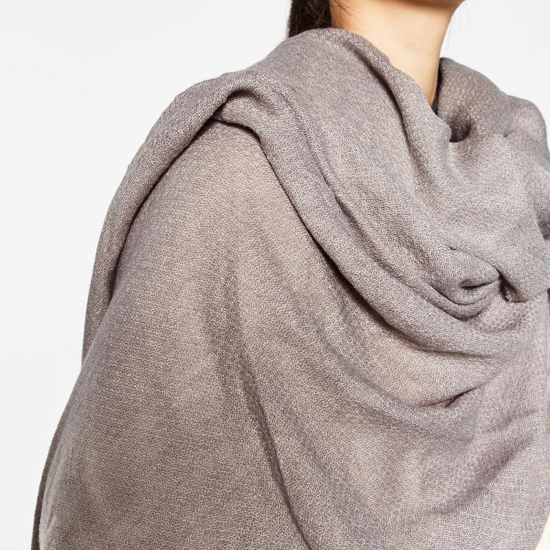 Однотонный шарф, свободный шарф для бороды, шаль, длинный шарф двойного назначения