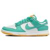 Женские кроссовки Dunk Low Teal Zeal Бело-бирюзовый кумкват DV2190-100