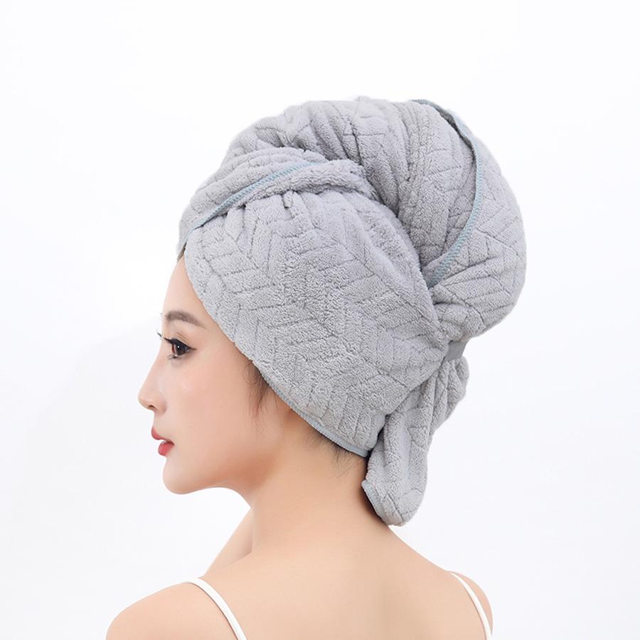 Quick-Dry Pineapple Plaid Hair Towel Cap & Wrap Headband