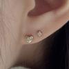 Youngglow 14k Sparkling In Heart Piercing