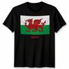 Уэльс 'Cymru' Валлийский Флаг Унисекс Футболка Патриотическая Одежда Валлийской Гордости