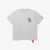 New Era Mlb La Dodgers футболка с подписью игрока Серая 15147526