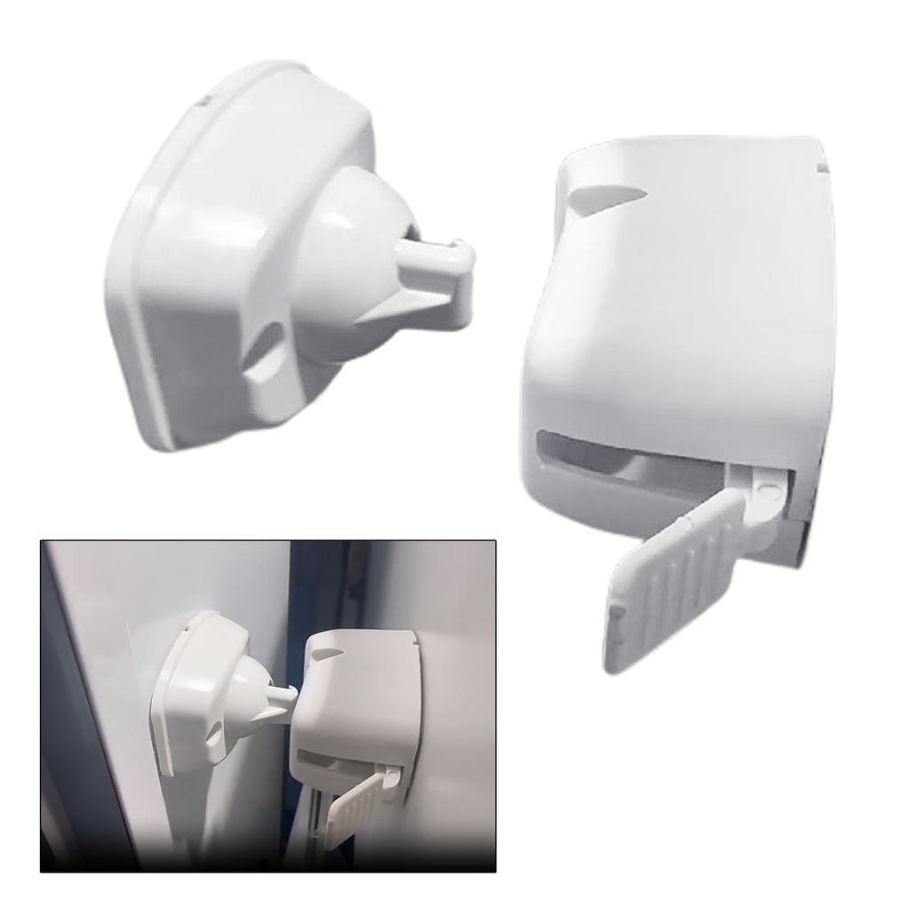 Зажимы для отделения багажной двери автофургона Пластиковый держатель защелки для дверного замка Грузовой автофургон Прицеп Караван Автодома Остановка входа