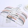 10pcs 360 ° swivel hook plastic hangers, U-shaped opening, non-slip, space saving, 0,5 cm thick, 41,5 cm long clothes hanger