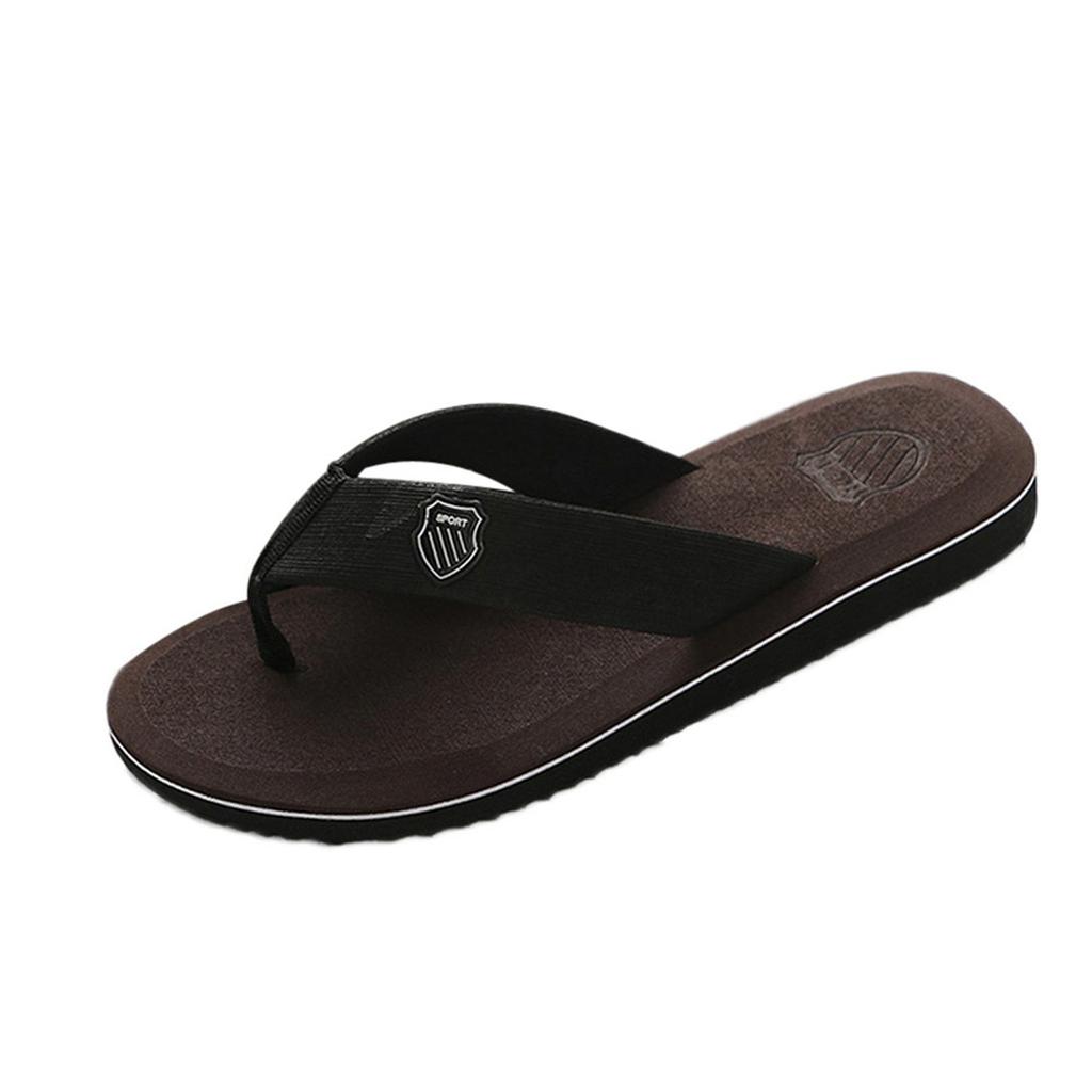 Men's Summer Flip-flops Slippers Beach Sandals Indoor&Outdoor Casual Shoes