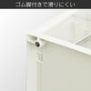 Iris Ohyama Letter Case A4 with Index Drawer Document Storage Plastic for Office Work from White [Shallow 5-Tier] Stickers, Case, Case, Desktop,