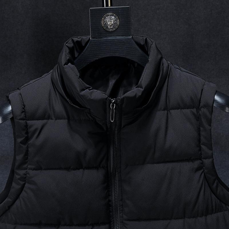 Плюс размер L-7XL мужской теплый жилет с капюшоном новые повседневные осенне-зимние куртки без рукавов для мужчин