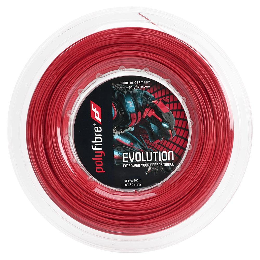 Теннисная полиэстеровая струна Polyfiber Evolution 200м ролик калибр 1.30мм