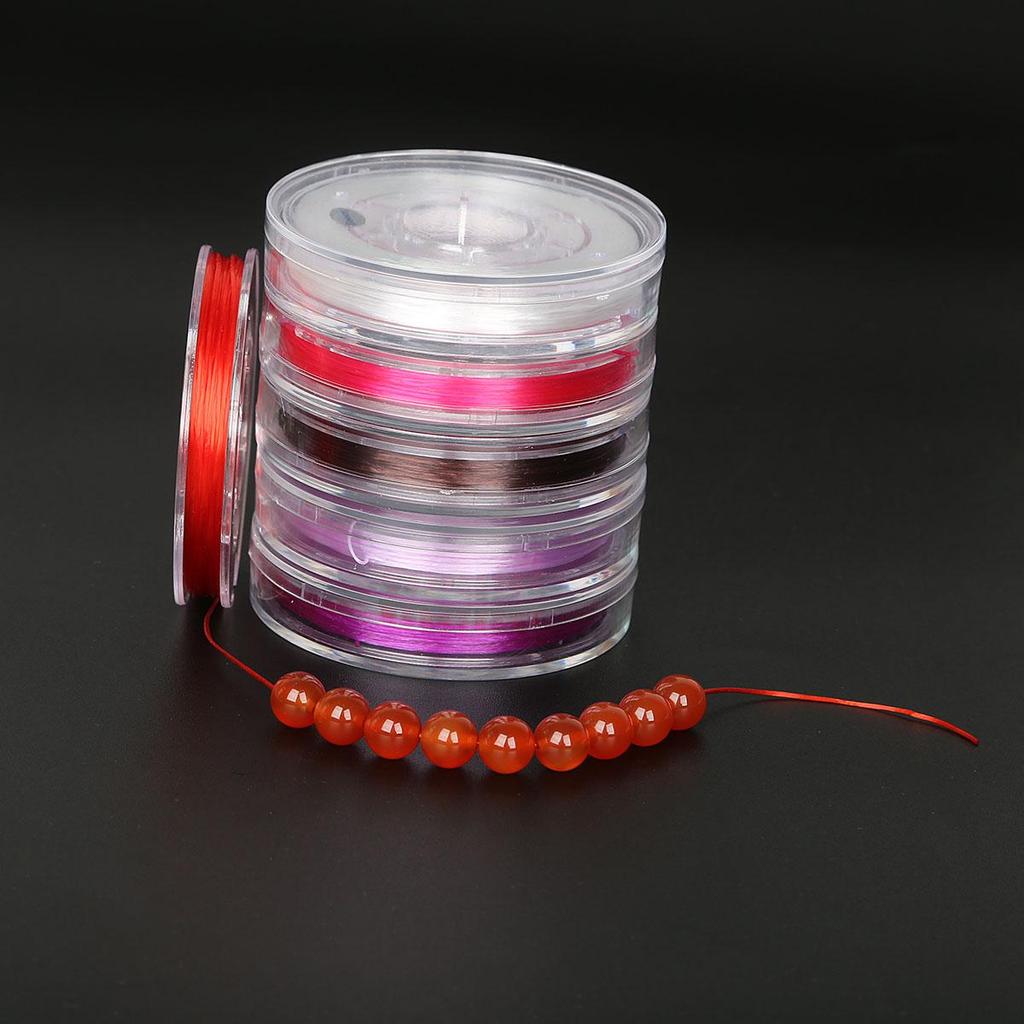 40 метров эластичная леска прозрачный кристальный бисерный шнур нить нить для изготовления браслетов своими руками