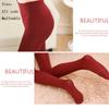 Stretchy Trousers Clothing Accessories Fleece Leggings Full Foot Tights Pants Women's  Pantyhose