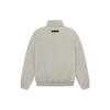 Fear of God Essentials Мужская куртка-пуховик из нейлона SS23, пуловер с молнией до середины и воротником-стойкой, толстая стеганая куртка-хлеб, куртки мужские, цвет Seal-Grey, FOG-SS23-031