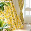 1 шт. NAPEARL 70-80% затемняющие шторы с принтом лимона, занавески для залива, балкона, спальни, гостиной, оконные шторы, украшение дома