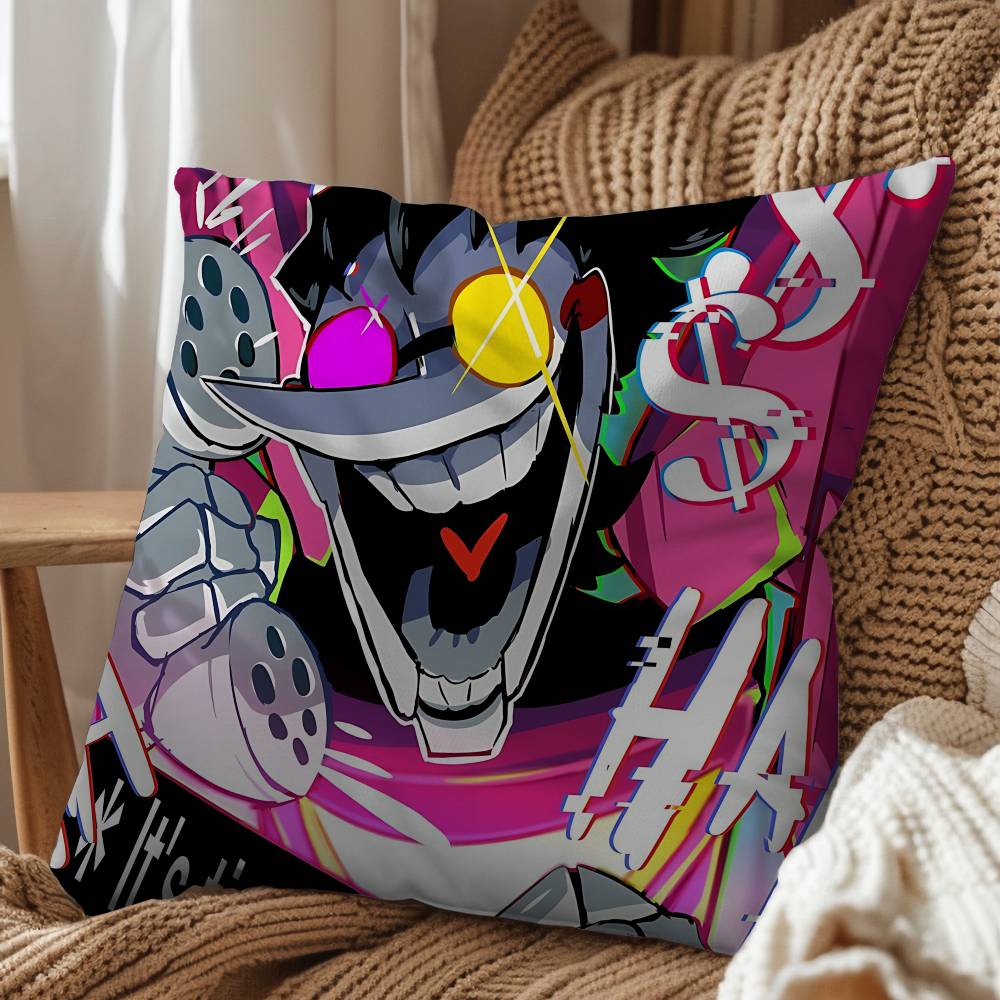 Big Shot Abstract Spamton G Pillow Case Sofa Living Room Bedroom Headboard Backrest Cushion Square Cushion Nap Time
