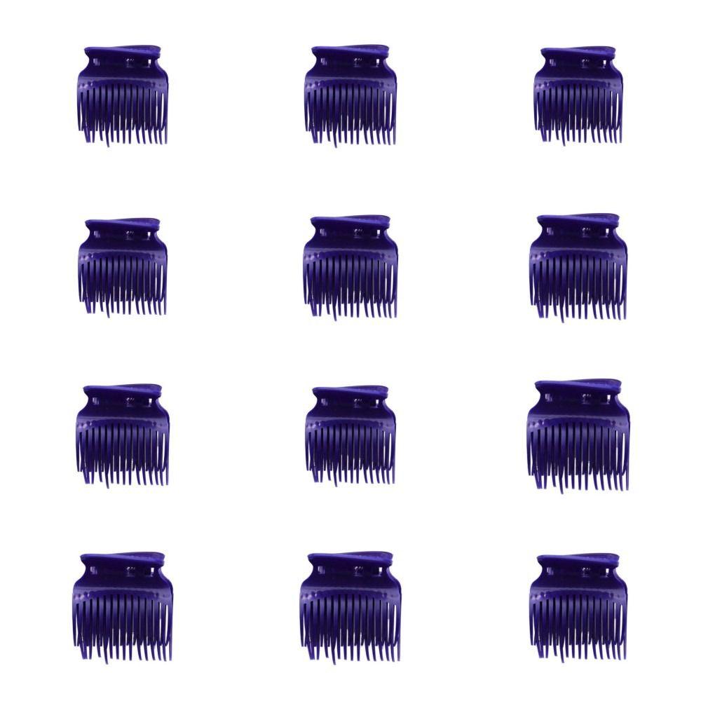 12pcs/set White Hair Dye Perm Insulation Clips Black Hot Roller Super Hair Accessories Barber