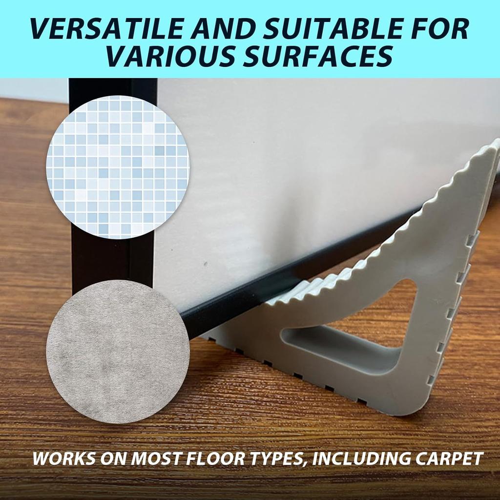 Safety Triangle Door Stopper – Heavy‑Duty Non‑Slip Rubber Wedge with Protective Edge for Home & Office Doors