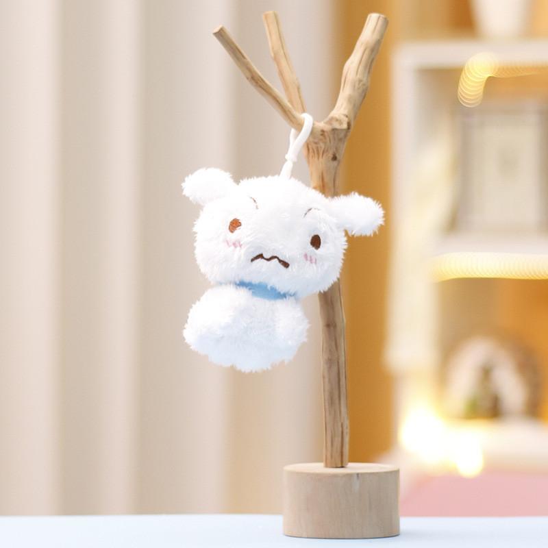 Rabbit Panda Keychain Cute Cartoon Girl Backpack Decorative Pendant Plush Doll