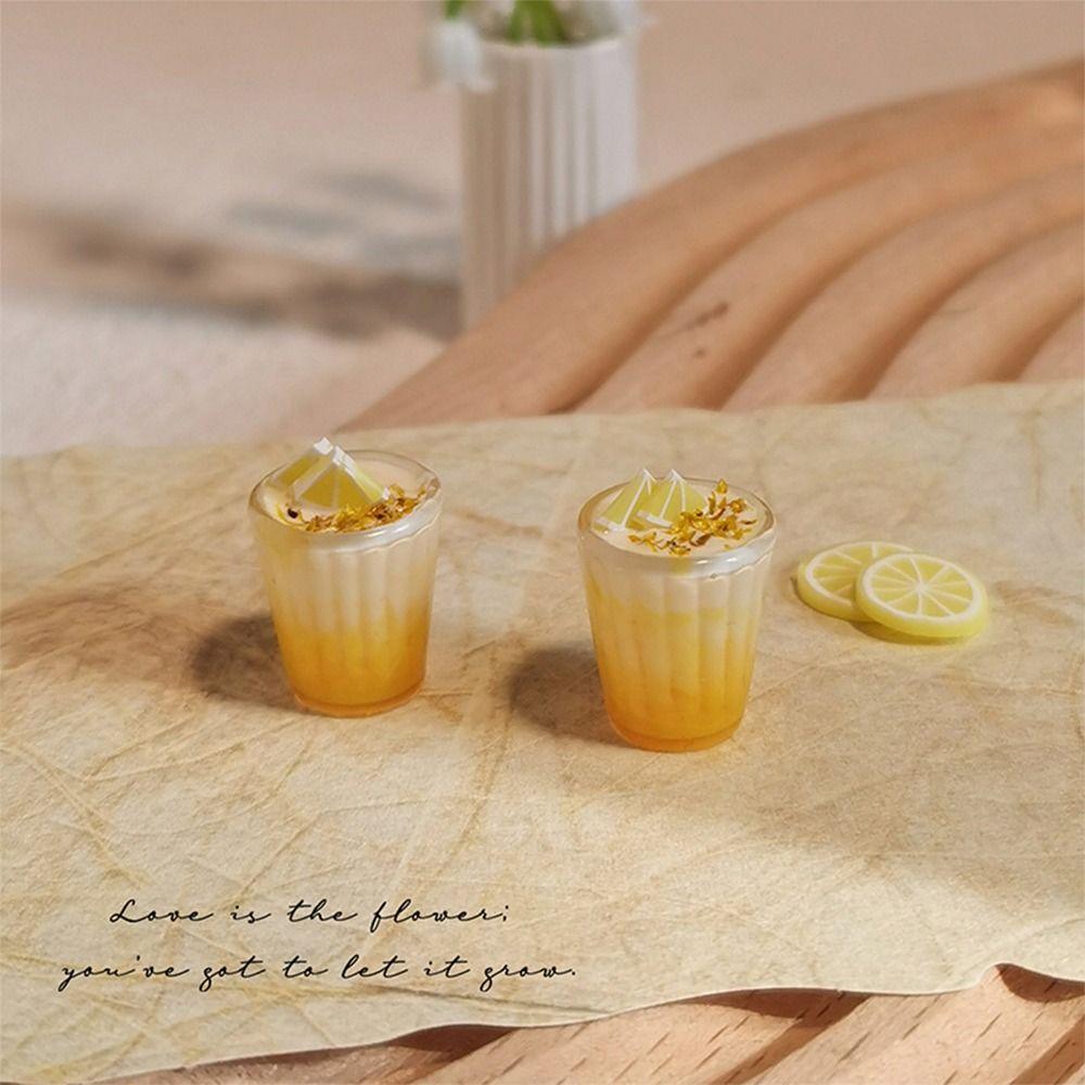 Multicolor Dollhouse Drinks Dessert Doll Accessories Micro Beverage Cup Gift Miniature Ice Cream