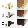 12pcs Wooden Box Jewelry Gift Case Corner Decorative Protectors Iron  Cover Guard