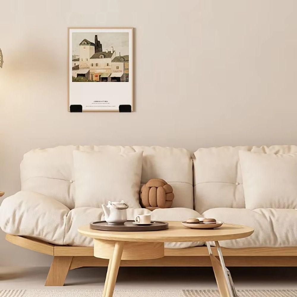 6Pcs New Acrylic Records Holder Self Adhesive Clear Vinyl Display Storage Shelf Wall Mount No Drill Album Disc Show Rack