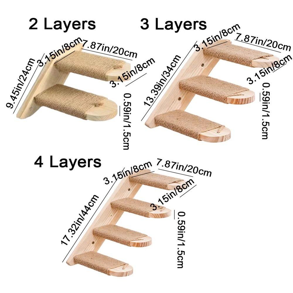 Экономичная полка-ступеньки для лазания кошек, настенная конструкция для лазания кошек, для мелких животных