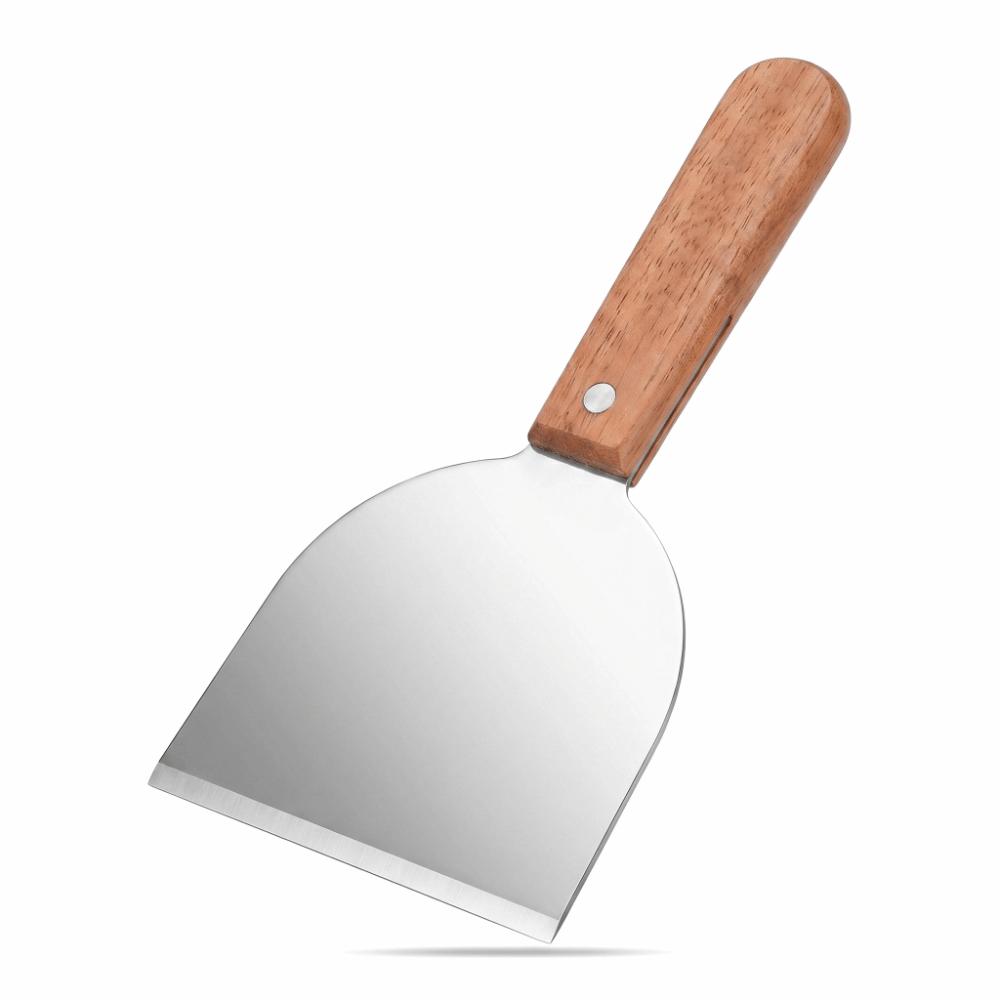 Stainless Steel Spatula Wide Flat Head Pizza Spatula Heavy Duty Griddle Turner  Griddle Cooking