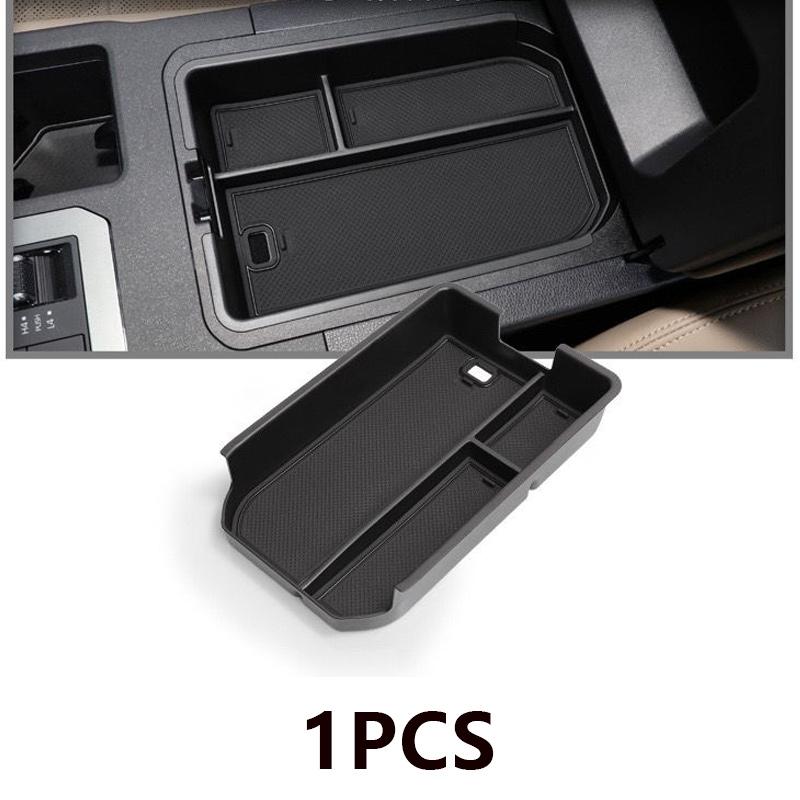 For Toyota Land Cruiser Prado J250 2024+ Car Storage Box Door Armrest Center Console Silicone Storage Box Pad Auto Accessories