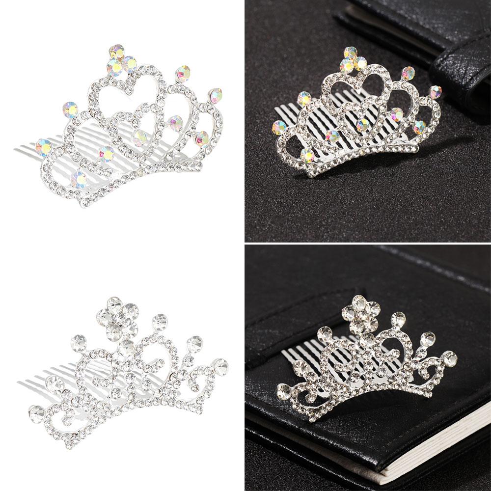 Birthday Present Crystal Party Children's Headwear Rabbit Crown Comb Hairpin
