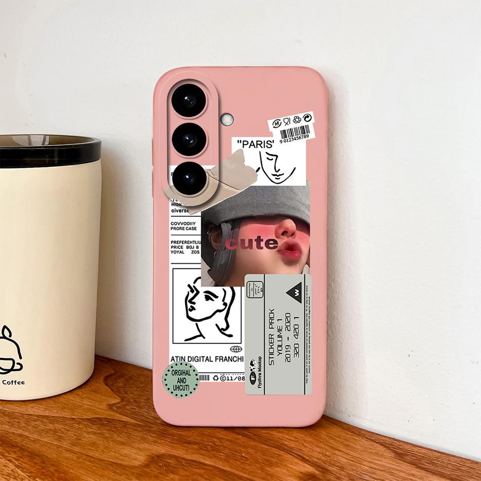 For Samsung S26 Ultra Phone Case For Galaxy S26 Plus Cute Astronaut Liquid Silicone Full Coverage Anti Drop Soft Durable Bumper
