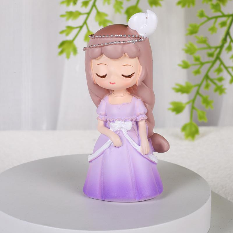 Fashionable Zodiac Ornaments: Hand-Painted Resin Figurines for Girls' Bedrooms
