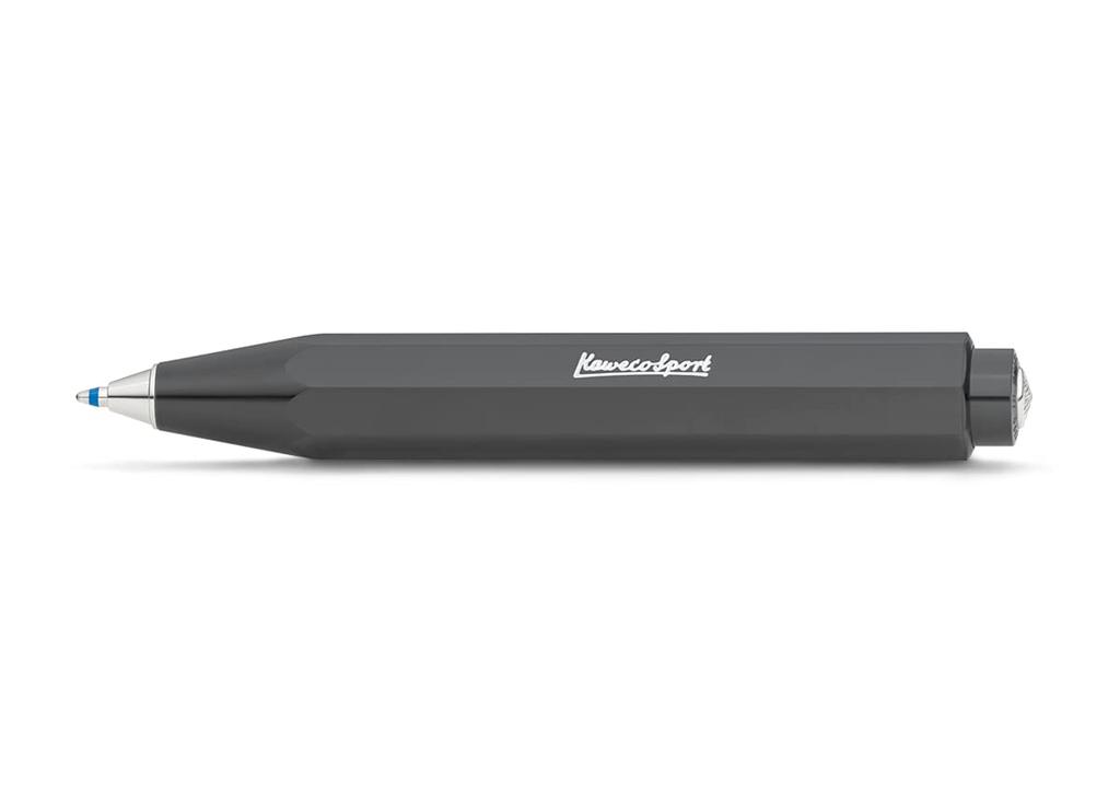 Kaweco Ручка-шариковая Skyline Sport, серая, оригинальный импортный продукт, на масляной основе, (SSBP-GY),