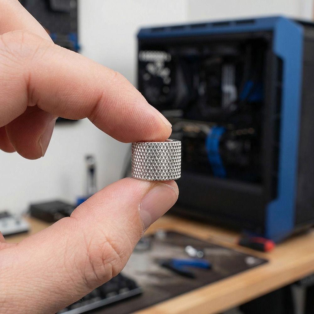 2PCS 15MM straight through Fitting Connector Female To Female Extender  Water Cooling Builds