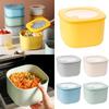 Силиконовая герметичная коробка для фаст-фуда Bento Box Ланч-бокс для детских контейнеров для еды