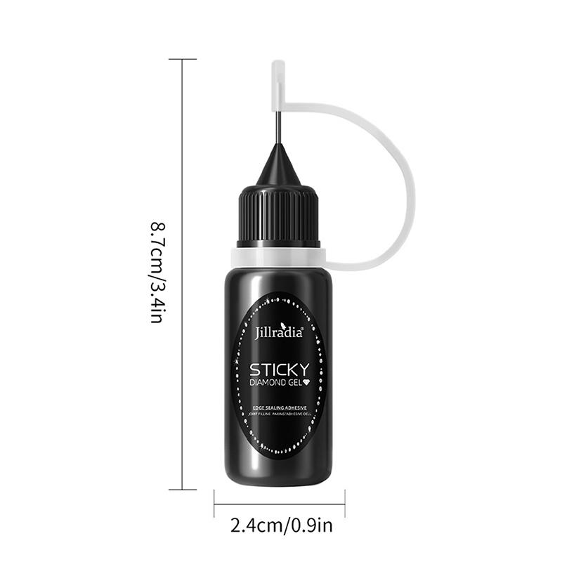 10Ml Nail Rhinestone Adhesive Glue For Stick The 3D Decorations Diy Super Strong No-Clean Edge-Sealing Gel Nail Art