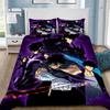 Аниме Поднятие уровня в одиночку Пододеяльник Наволочка Комплект постельного белья Взрослый Мальчик Девочка Украшение спальни Детский подарок Односпальный Двуспальный Большой размер