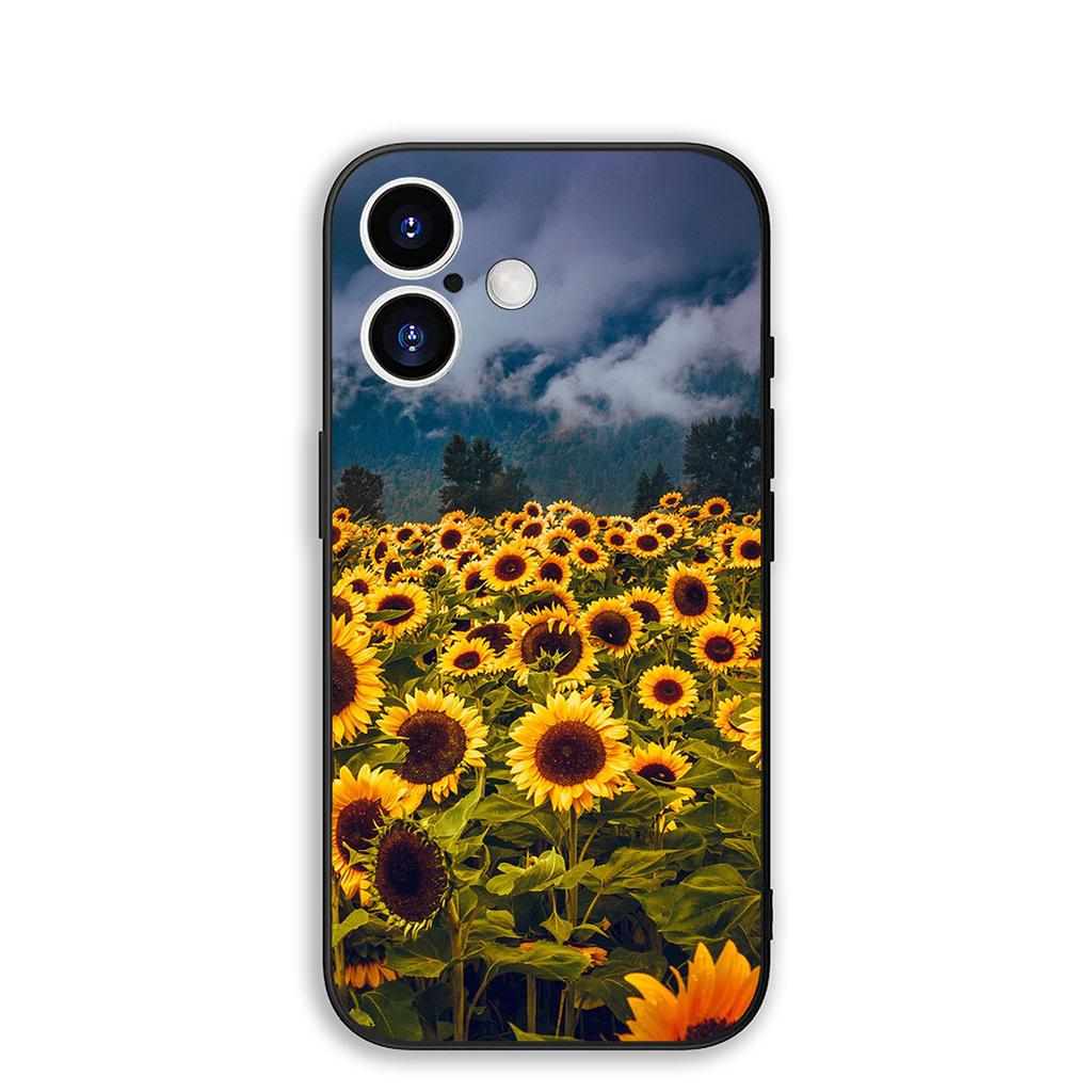 Cover for Samsung Galaxy S22 S21 S20 Fe Ultra S9 Plus + A13 A22 M21 M31 M55 M15 Protective Phone Case With Sunflower Flower