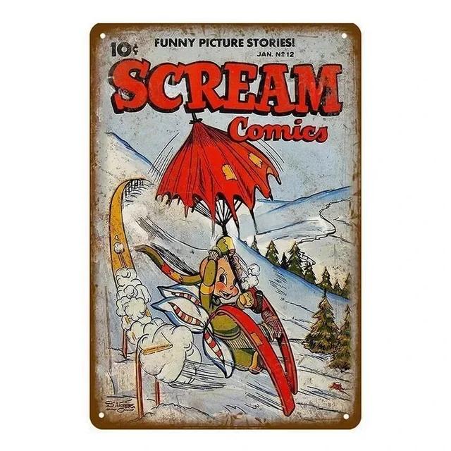 Halloween Treat Plaque Metal Tin Sign Vintage Wall Art for Man Cave Home Cafe Garden Club Bar Iron Painting Decoration