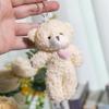 Cute Teddy Bears Stuffed Plush Toys 12cm Mini Bear Doll Toy Keychain Bag Pendant Wedding Decoration Girl Birthday Party Gifts