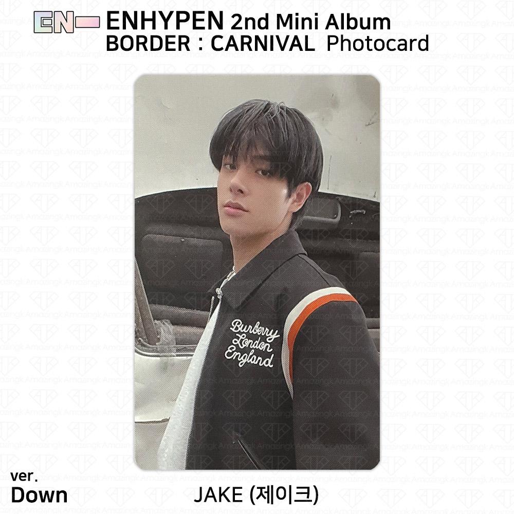 ENHYPEN 2-й мини-альбом Border Carnival, официальная фотокарточка Up Hype Down Ver. KPOP