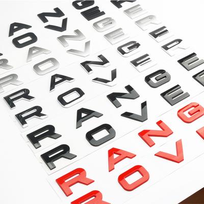 3D ABS логотип R ange-R на эмблеме буквы капот автомобиля значок капот наклейка для R ange-R на L320 L322 L405 L494 Vouge Evoque