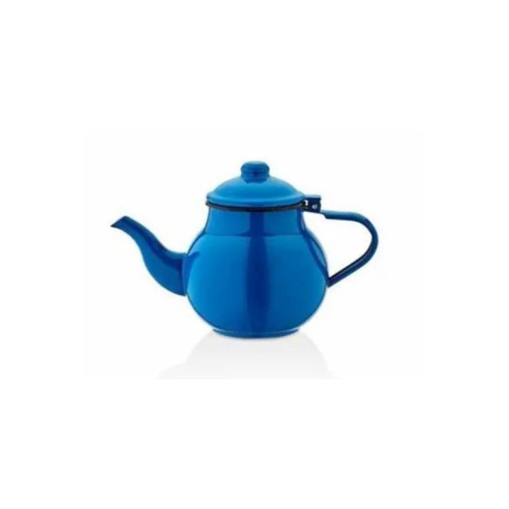 Стеклянный эмалированный чайник синего цвета 17 шт./2,5 л синий