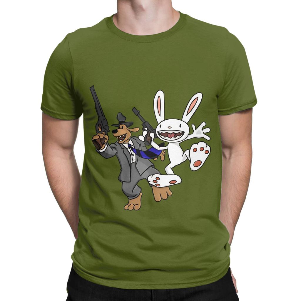 Sam And Max Hit the Road Graphic Funny 100 Cotton TShirt Sam And Max Hit the Road Tops Tees For Unisex