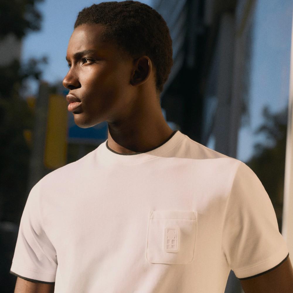 Lacoste Мужская футболка с коротким рукавом TH0209-56G001 в стиле теннисного наследия