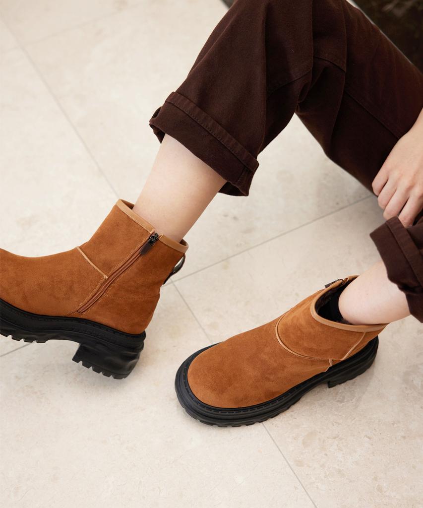 Уютные ботильоны Cesti Cozy Tread (Загар)